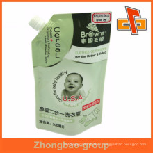 Resistencia a golpes Baby Laundry Detergente Spout Pouches with Ziplock - Zhongbao
